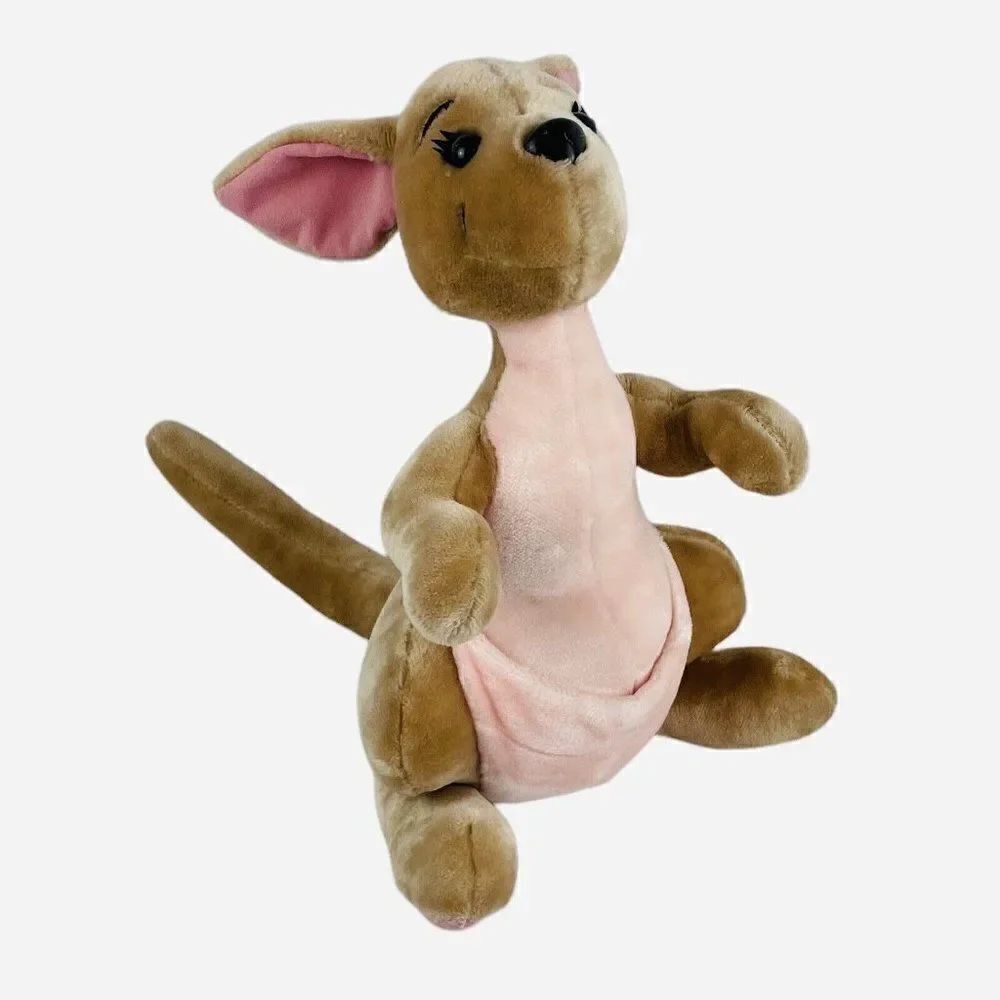 Vintage 80s Walt Disney Company 16" Kanga Plush Korea Winnie the Pooh Kangaroo